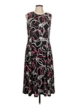 slim fit dress slacks Lace Fit-and-Flare Dress With Overskirt main image 1