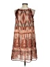MNG Tie-dye Brown Casual Dress Size S - photo 2