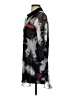 Assorted Brands 100% Silk Graphic Gray Casual Dress Size S - photo 5