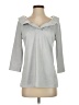 Gretchen Scott Designs Gray 3/4 Sleeve Top Size S - photo 1