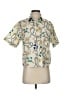 Cabin Creek Paisley Ivory Short Sleeve Blouse Size S - photo 1