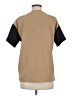 Jess Lea Color Block Tan Short Sleeve Top Size M - photo 2