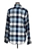 Express 100% Cotton Checkered-gingham Blue Long Sleeve Button-Down Shirt Size XL - photo 2