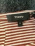 Theory Brown 3/4 Sleeve Top Size S - photo 7