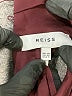 Reiss 100% Polyester Solid Burgundy Jumpsuit Size 6 - photo 4