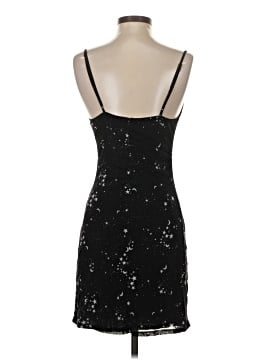 chinese dress ladies Aplaze V-Neck Lace Mini Bodycon Dress Black 72240 M
