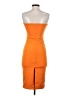 Derek Heart Solid Orange Cocktail Dress Size S - photo 2