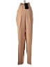 MNG Solid Tan Casual Pants Size L - photo 2