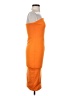 Derek Heart Solid Orange Cocktail Dress Size S - photo 4