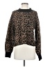 Jessica Simpson Animal Print Brown Pullover Sweater Size S - photo 1