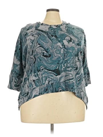 Melissa McCarthy Seven7 3/4 Sleeve Blouse (view 1)