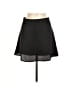 Lyaner Solid Black Casual Skirt Size M - photo 1