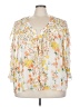 C established 1946 100% Polyester Ivory 3/4 Sleeve Blouse Size 22/24w - photo 1