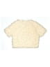 Zara 100% Polyester Ivory Short Sleeve Blouse Size 9 - 10 - photo 2