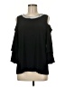 Onyx Nite Black 3/4 Sleeve Top Size M - photo 1
