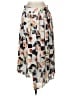 En Thread 100% Polyester Print Ivory Casual Skirt Size 2 - photo 1