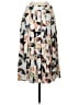 En Thread 100% Polyester Print Ivory Casual Skirt Size 2 - photo 2