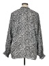 Primark Animal Print Silver Long Sleeve Blouse Size 16 - photo 2