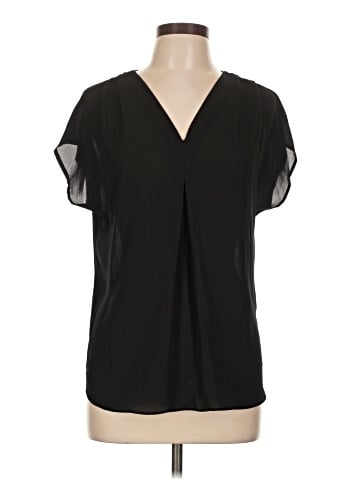 INC International Concepts Short Sleeve Blouse (view 1)