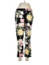 Atmosphere Floral Black Casual Pants Size 6 - photo 1