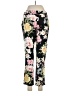 Atmosphere Floral Black Casual Pants Size 6 - photo 2