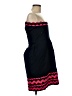 Unbranded Chevron-herringbone Blue Cocktail Dress Size M - photo 4