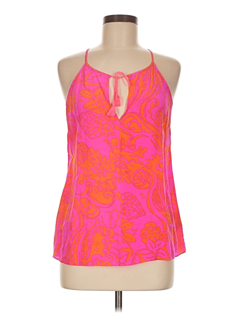 Pre-owned Lilly Pulitzer Sleeveless Blouse In Pink