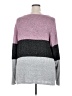 By Design Color Block Pink Pullover Sweater Size 3X - photo 2