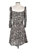Vila Animal Print Black Casual Dress Size EU 36 / US 6 - photo 2