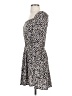Vila Animal Print Black Casual Dress Size EU 36 / US 6 - photo 5