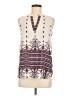 Xhilaration 100% Polyester Ivory Sleeveless Blouse Size M - photo 1