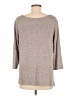 GNW Gray 3/4 Sleeve Top Size M - photo 2