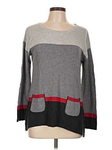 August Silk Pullover Sweater (view 1)