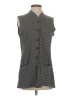 Assorted Brands Gray Sleeveless Button-Down Shirt Size S - photo 1