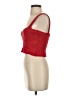 Zara 100% Viscose Red Sleeveless Top Size S - photo 5
