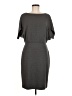 Kay Unger Chevron-herringbone Gray Casual Dress Size 8 - photo 1