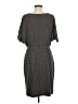 Kay Unger Chevron-herringbone Gray Casual Dress Size 8 - photo 2
