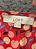 Ann Taylor LOFT 100% Polyester Red Sleeveless Blouse Size XS - photo 7