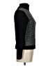 Gianni Houndstooth Black Turtleneck Sweater Size L - photo 4