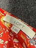 Ann Taylor LOFT 100% Polyester Orange Short Sleeve Blouse Size M - photo 7