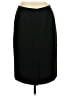Le Suit 100% Polyester Solid Black Formal Skirt Size 14 - photo 2