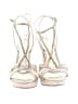 Pelle Moda Metallic Ivory Gold Sandals Size 10 - photo 2