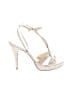 Pelle Moda Metallic Ivory Gold Sandals Size 10 - photo 1