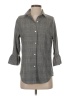 Gretchen Scott Designs Plaid Gray 3/4 Sleeve Blouse Size S - photo 1
