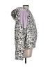 Hem & Thread 100% Polyester Animal Print Purple Sweatshirt Size L - photo 4