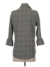 Gretchen Scott Designs Plaid Gray 3/4 Sleeve Blouse Size S - photo 2