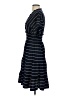 Max Studio Stripes Blue Casual Dress Size XS - photo 5