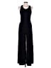 Go Couture Solid Black Jumpsuit Size L - photo 1