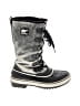 Sorel Gray Black Ankle Boots Size 6 - photo 1