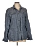 J. McLaughlin 100% Cotton Blue Long Sleeve Button-Down Shirt Size M (estimated) - photo 1